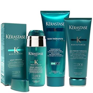 KERASTASE Kerastase Resistance Therapiste Shampoo 250ML, Conditioner 200ML And Serum 30ML Trio