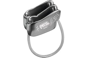 Petzl Verso Belay Device - Compact, Lightweight Belay Device, for One or Two Rope Strands While Climbing or Rappelling - Grey