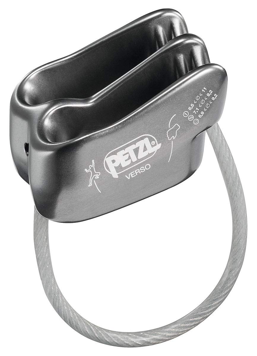 PETZL - Belay VERSO - Unisex, Gray, One Size