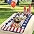 Stars and Stripes Patriotic Inflatable Buffet Cooler - 50" x 24"