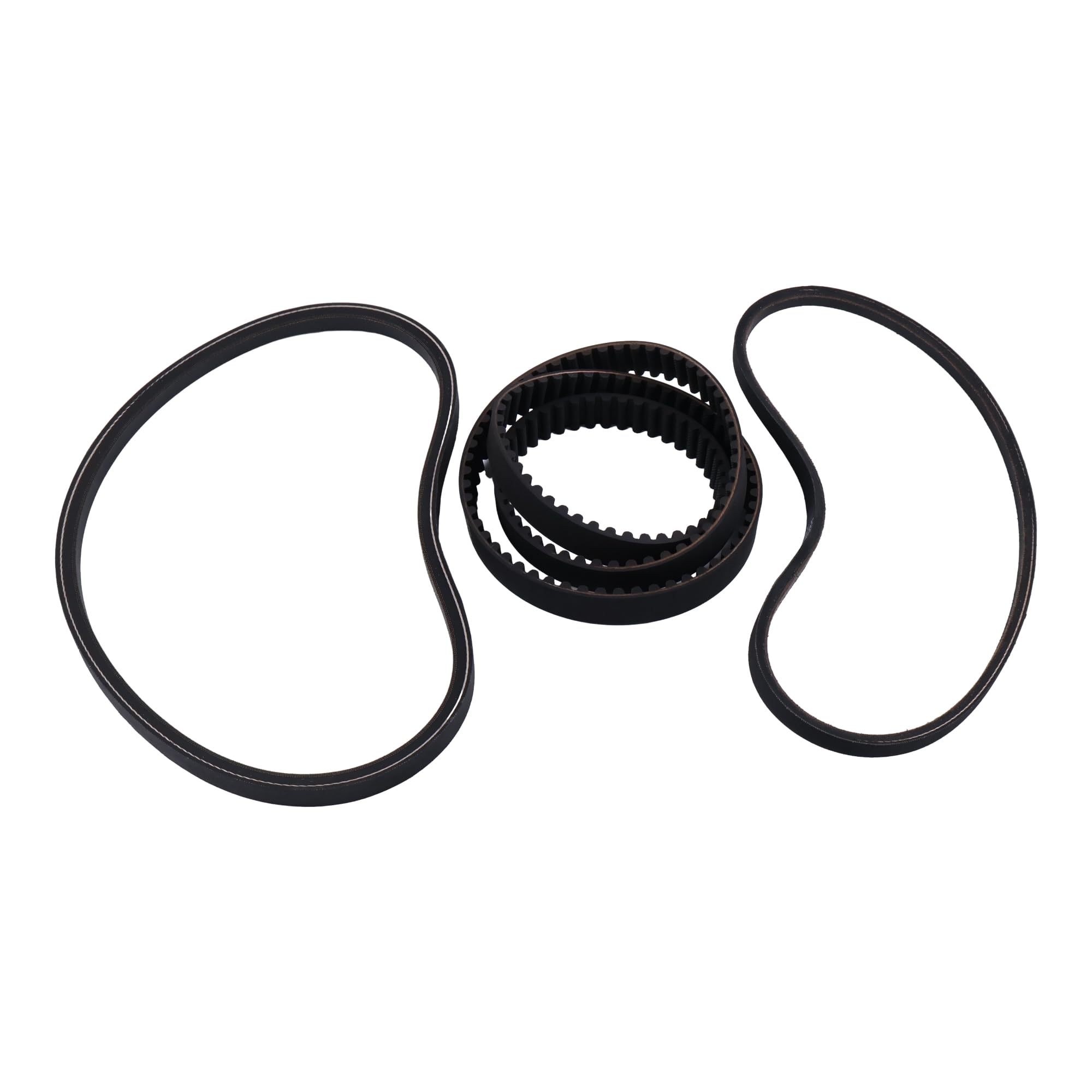 Photo 1 of 3PCS Belts Compatible with 30" Deck Toro TimeMaster 20199 21199HD 21199 20200 20975 20976 20977 20978 21810 21200 21810 21811 for 120-3335 121-5765 120-9470 Lawn Mower Deck Drive Belt