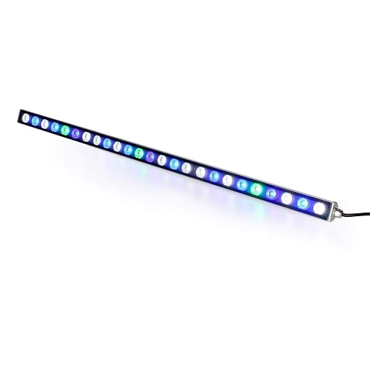 Roleadro Aquarium LED 81W UV Aquarium Lampe,27 LEDs Aquarium Licht Wasserdicht IP65 Alulegierung Nano Aquarium für Reef/Coral