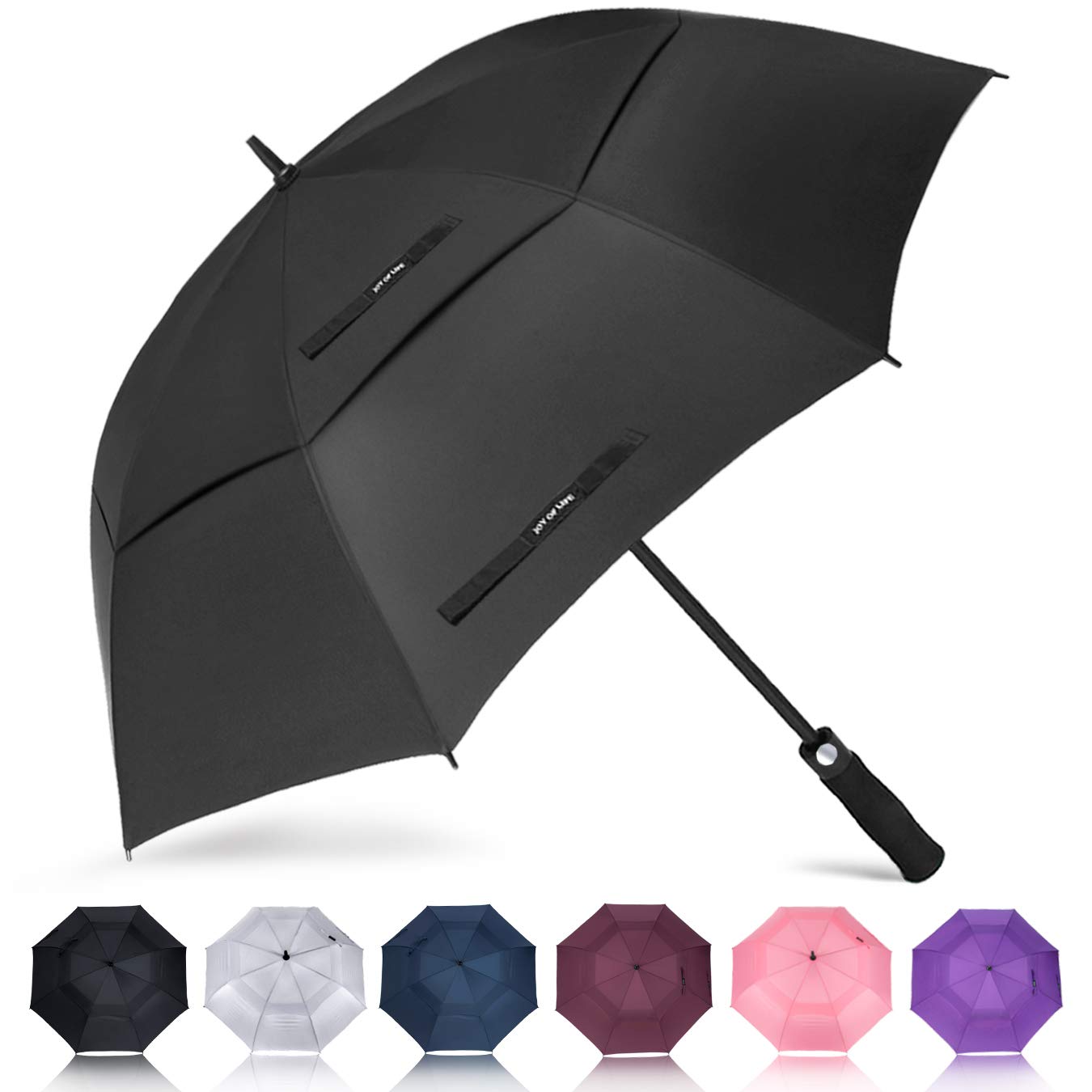 Golf Umbrella 58/62/68 Inch, Large Windproof Umbrellas Automatic Open Oversize Rain Umbrella
