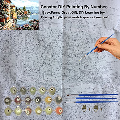 2 iCoostor+Numbers+Acrylic+Painting+Pattern