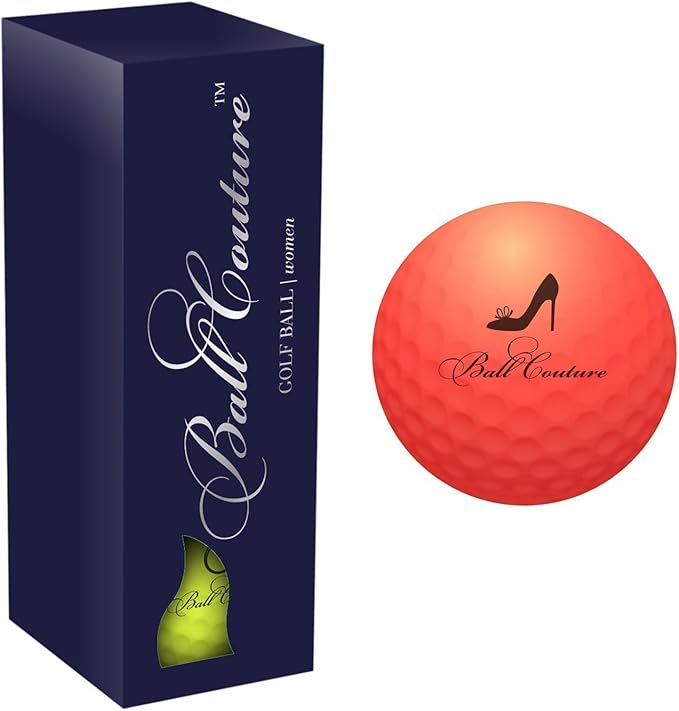 Ball Couture Fashionable Golf Balls for Women High Heel 3 Pack