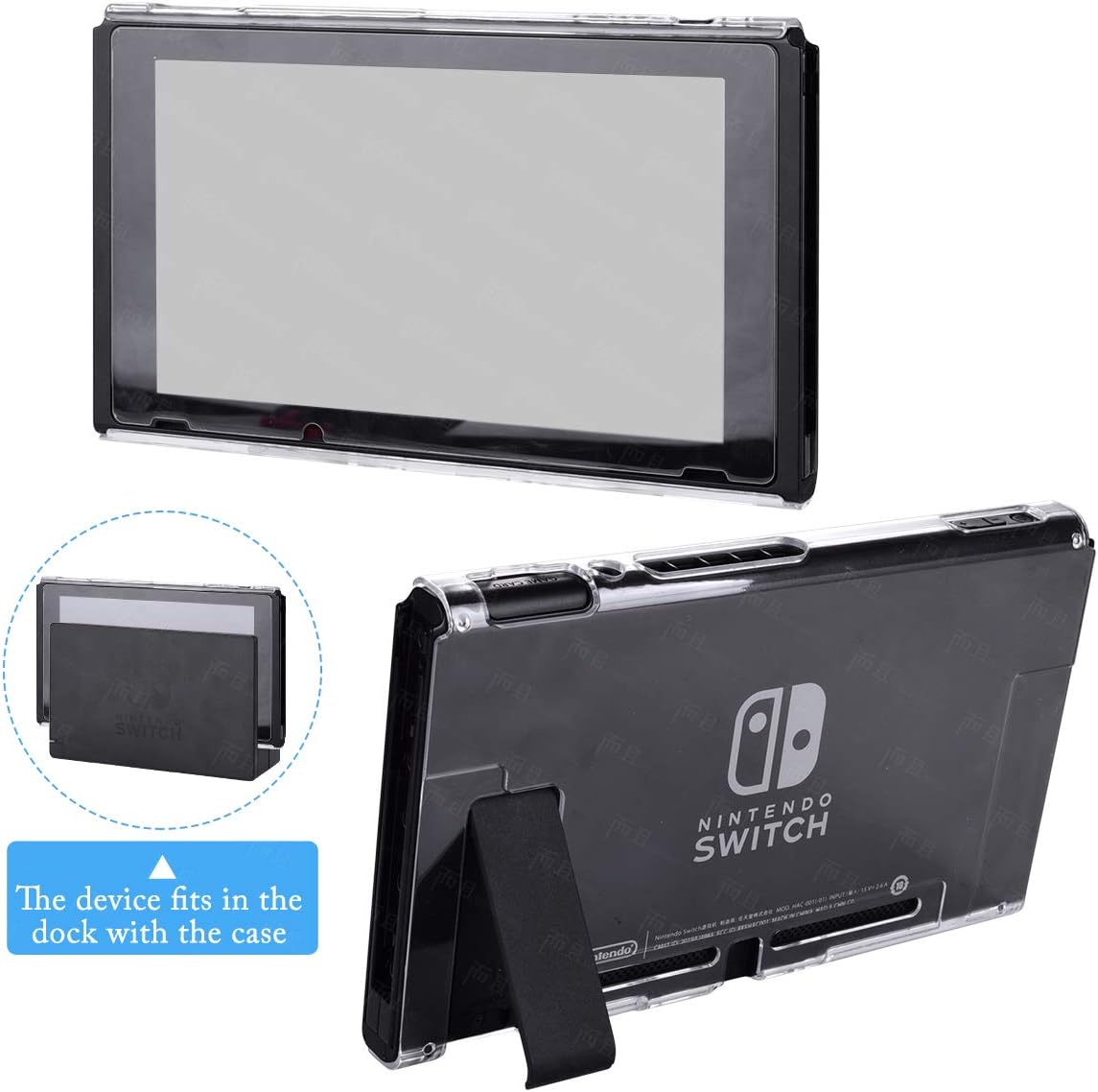 Carrying Case for Nintendo Switch with 2 Pack Screen Protector, 2 Pack Game Card Holder,Protective Hard Portable Travel Carry Case for 20 Game Cartridges and other Nintendo Switch Console Accessories: Electronics