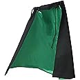 Fun Costumes Women's Black Outer Shell Green Satin Lining Witch Cape Standard