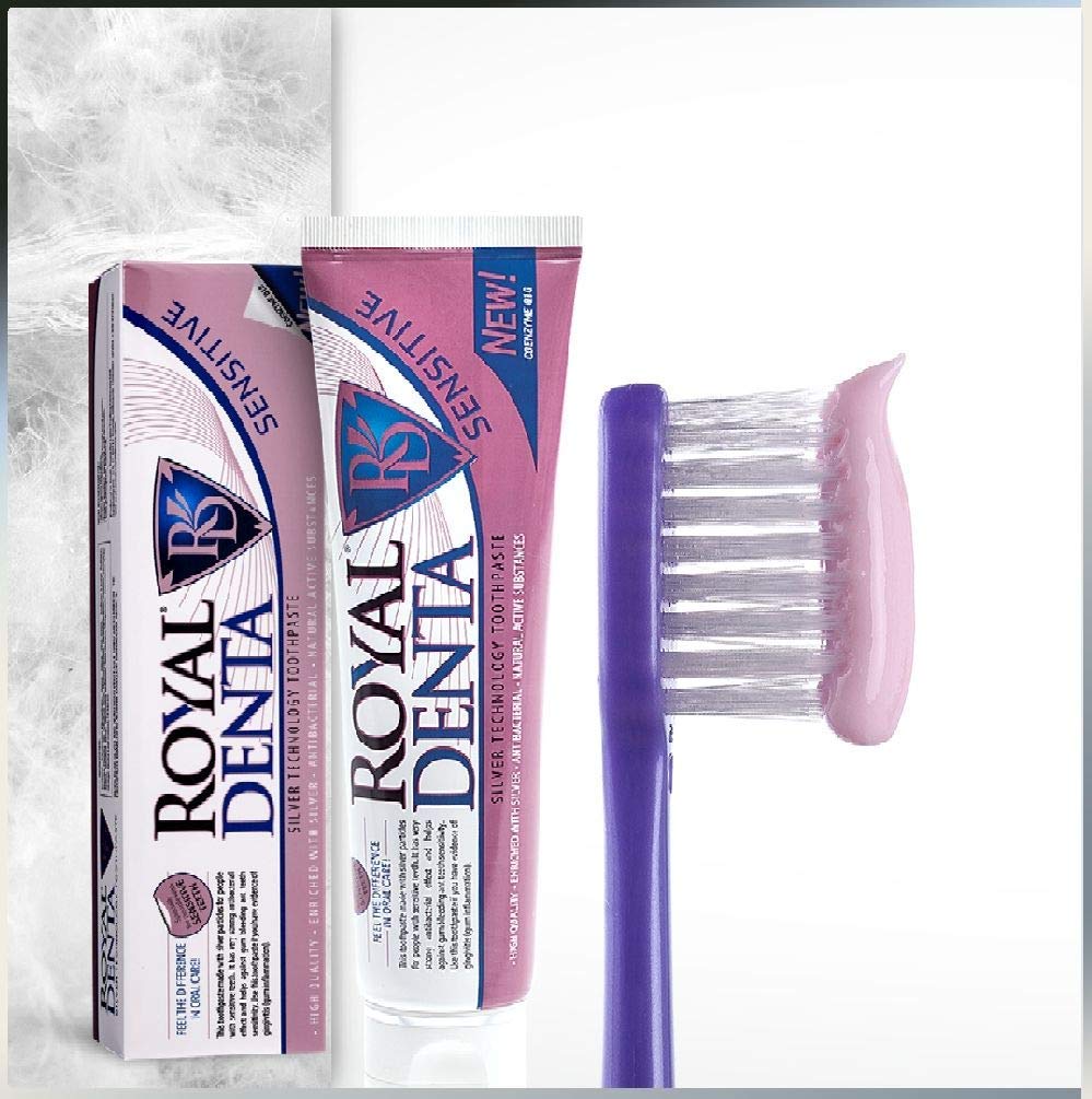 Royal Denta Sensitive Fluoride Free Remineralizing Toothpaste for