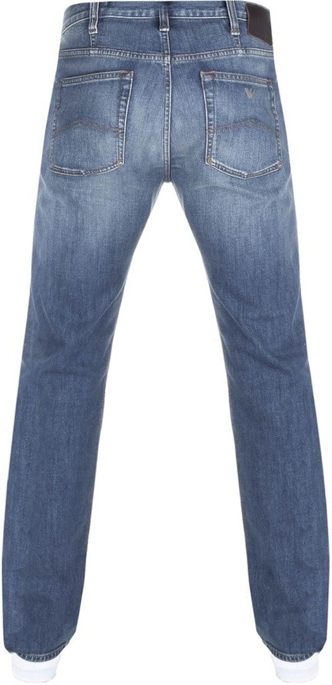 mens light blue armani jeans