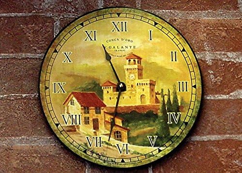 Tuscany Decor Wall Clock