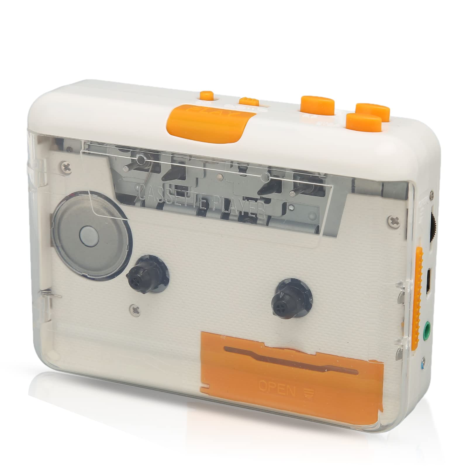 Cassette Player,Portable Tape Player Captures MP3 Audio Music via USB Compatible with 2000 XP Vista 7 8 Convert Tape Cassettes to Format