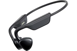 Hitarah Bone Conduction Headphones,Open Ear Headphones Bluetooth 5.3 with Mic,Bone Conduction Earbuds 12Hrs Playtime,IPX7 Waterproof Sport Wireless Headphone for Running,Gym,Walking,Cycling