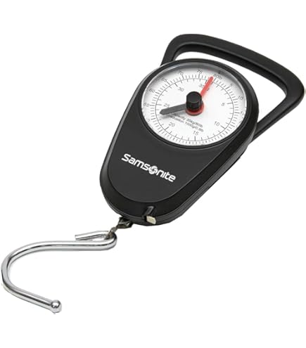 Balance à Bagages Travelon Stop Lock - 75 Lbs (34 Kg) - Avec Ruban Mesure - NEUF Noir