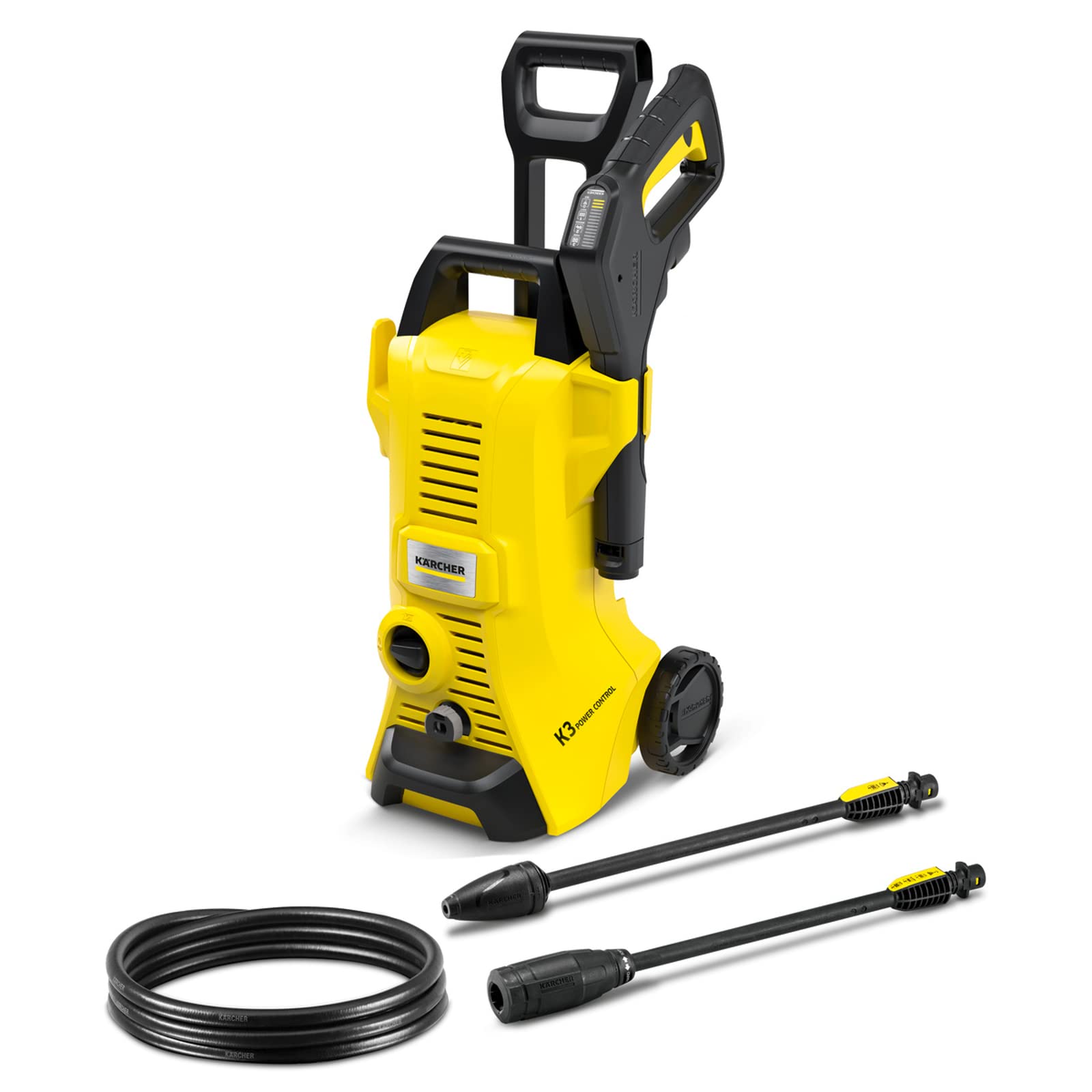 Kärcher Pressure Washer, K3 Power Control, Max 2100 PSI, 26 ft. Hose, 2 Spray Wands – 1.45 GPM