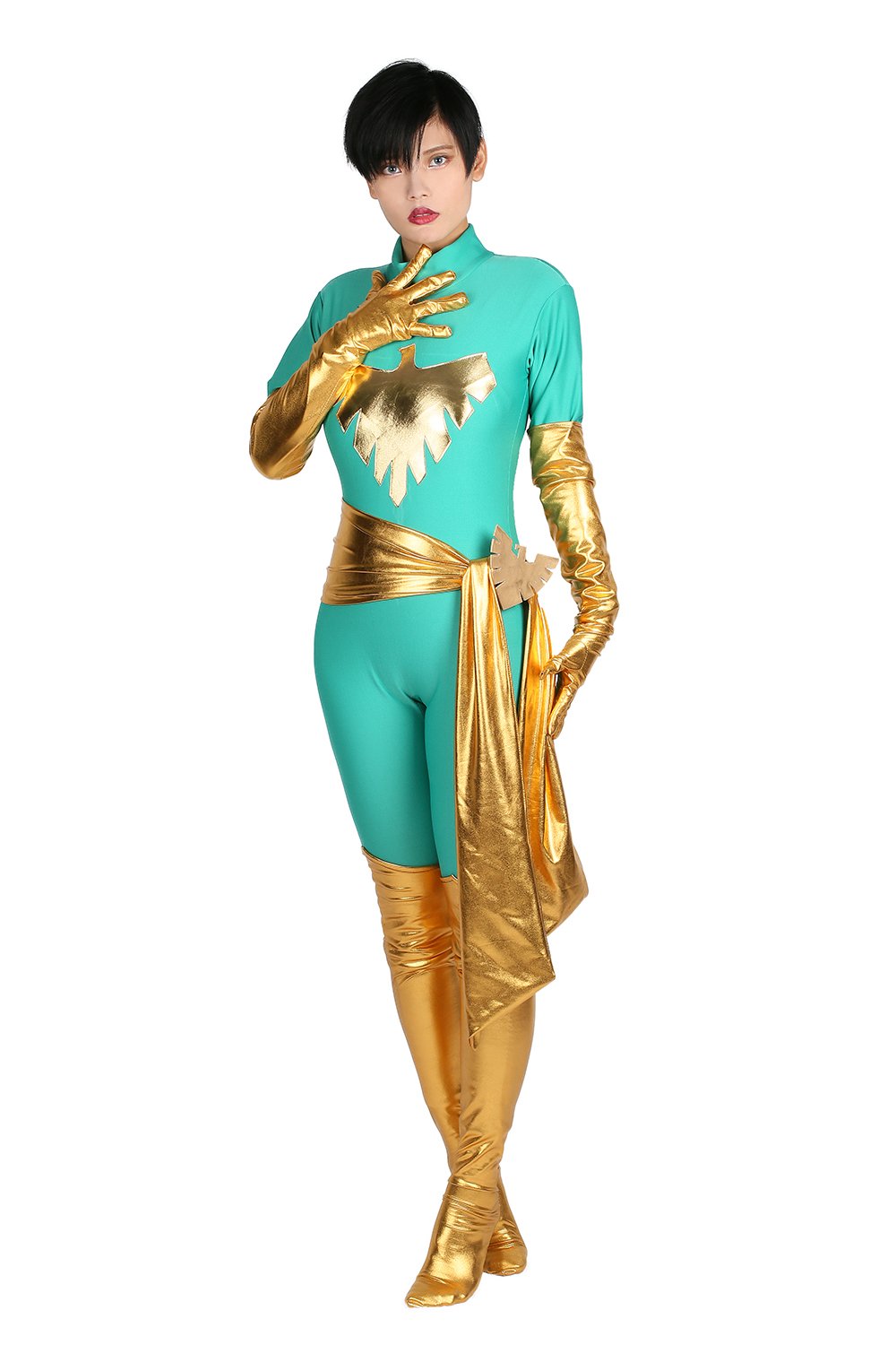 Xcostume B074m61lbk Xl 4点セット 変装 仮装 女性 ハロウィン クリスマス パーティー イベント 祭り サイズxl Pu ポリエステル ボディスーツ コスチューム アニメ Cosplay Grey Jean コスプレ衣装 ジーン グレイ 着ぐるみ全身タイツ 正規激安 Hcrc Ca Gov