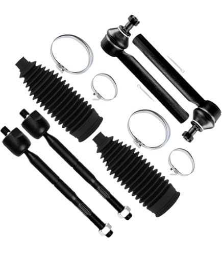 Detroit Axle - Pair (2) Front In Tie Tie Rod End RH LH Driver And Side