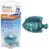 Protec Humidifier Cleaning Fish, Tank Cleaner, Fights Slime &amp; Odor, Lasts 30 Days, 1 Count, Color May Vary