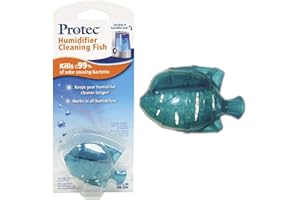 Protec Humidifier Cleaning Fish, Tank Cleaner, Fights Slime & Odor, Lasts 30 Days, 1 Count, Color May Vary