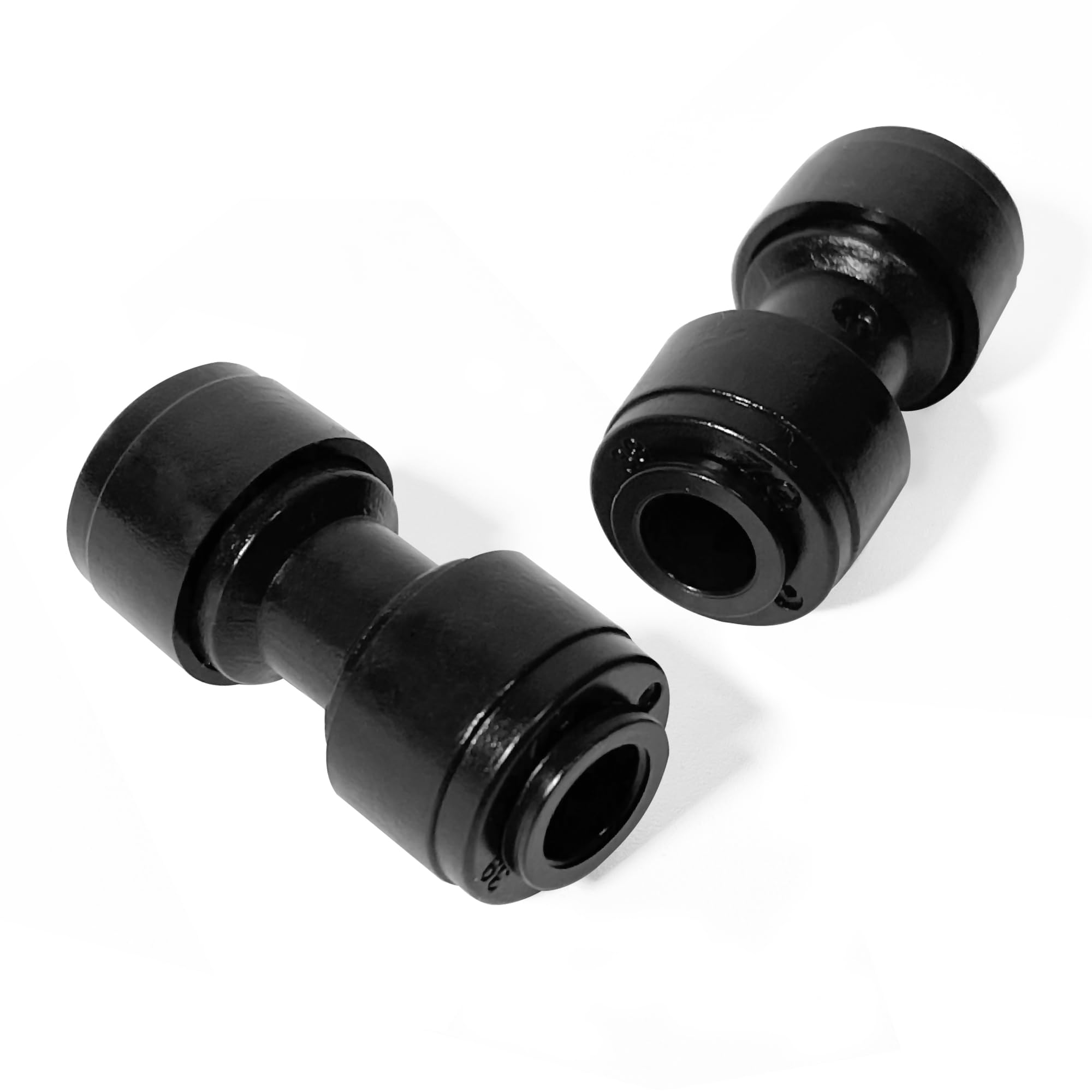 Photo 1 of 30 Pack Quick Connect 1/4" Drip Irrigation Coupling Connectors, Universal Straights Fitting for 1/4 Inch Irrigation Tubing, Leak Free Fittings for Sprinkler or Drip Irrigation System