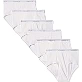 Hanes Men's Underwear Brief Pack, Cotton Briefs, Moisture-wicking Underwear for Men, 12-pack