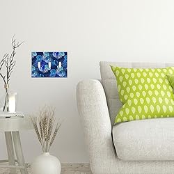 Moslion Blue Jellyfish Triple Gang Toggle Covers