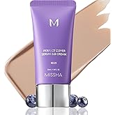 MISSHA M PERFECT COVER SERUM BB CREAM No.23 Natural Beige-Light/Medium with Cool/Neutral Undertone, BB Cream by Cardi B Pick, Skin Tint, Tinted Moisturizer, Skin Care Foundation Makeup, 1.18 Fl oz