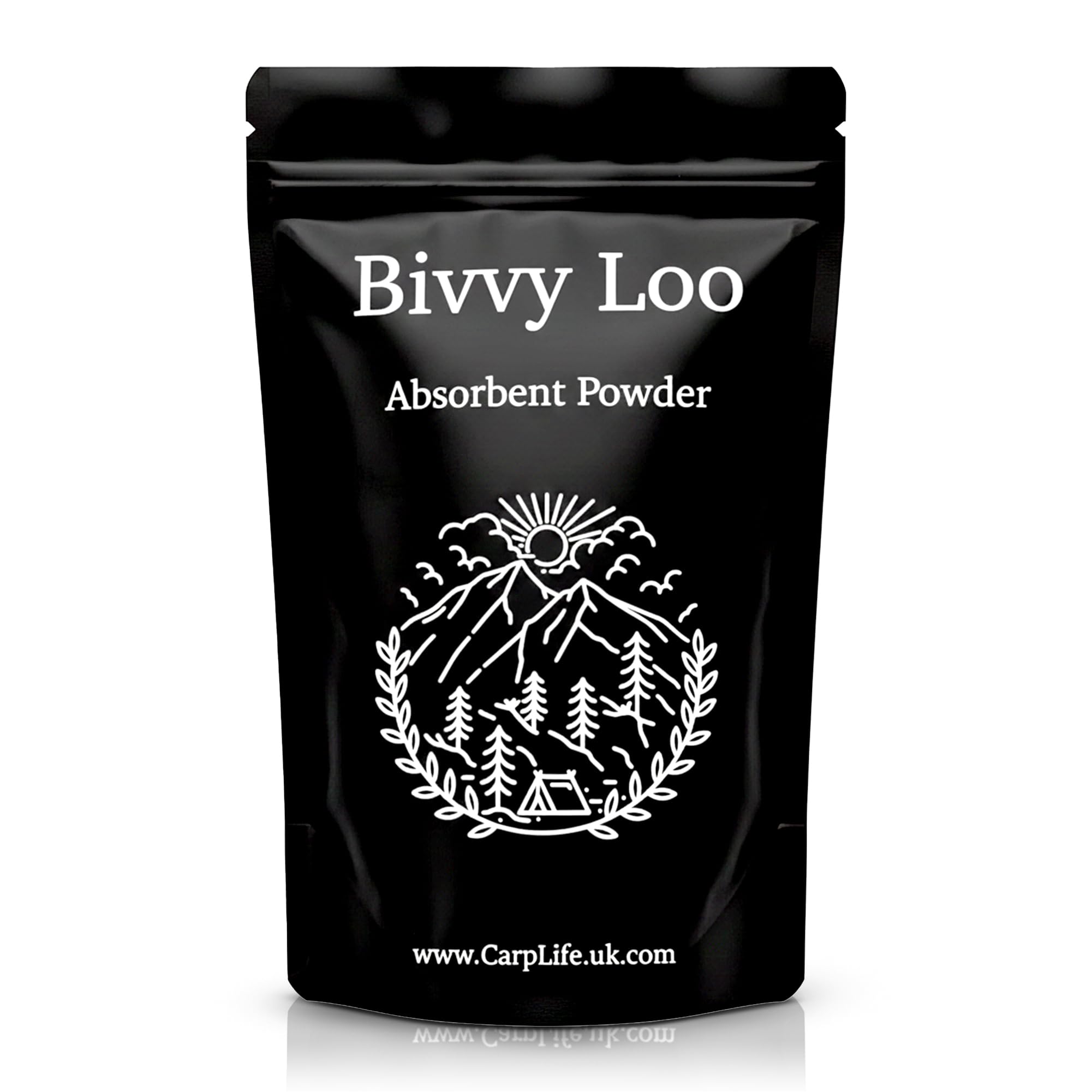 CarpLife Bivvy Loo Absorbent Powder 1kg – Super Absorbent Powder for Portable Toilet For Camping, Fishing, Hiking, Travel Toilets For Adults & Children – Absorbing Powdered Crystals, Granules