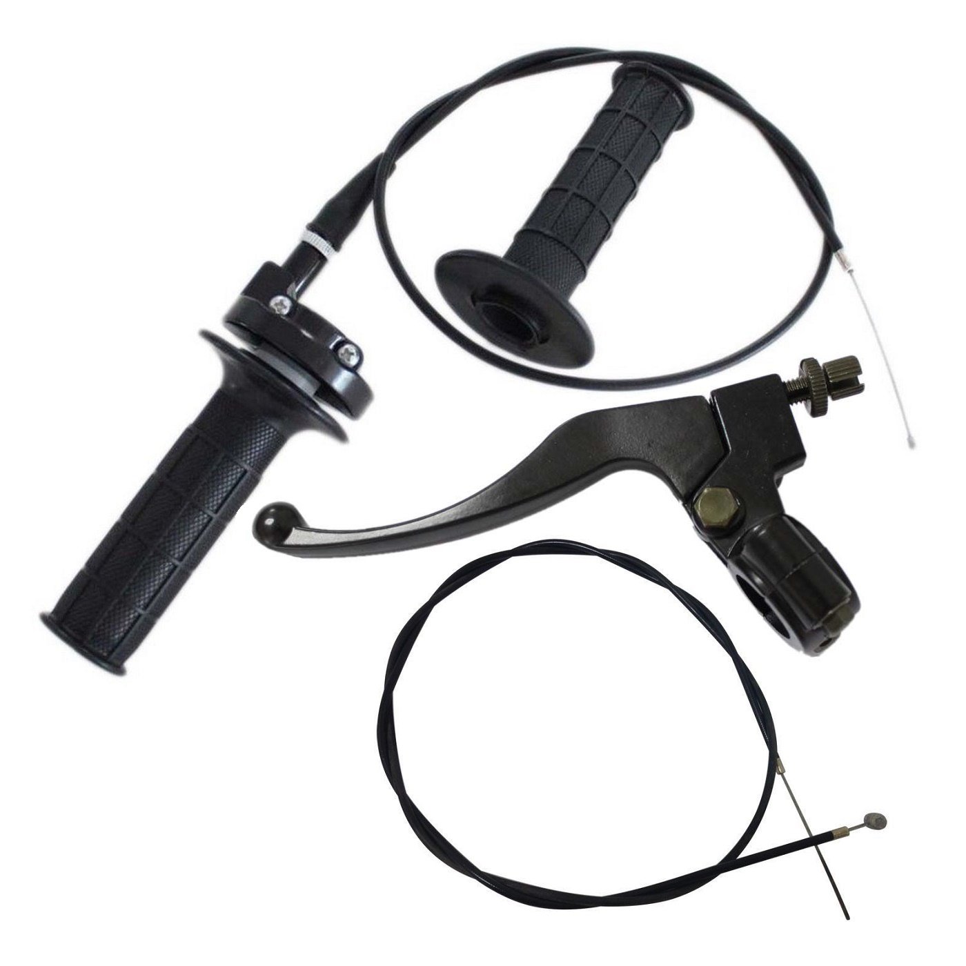Photo 1 of Gator parts Brake Clutch Lever Bike Brake Cable Throttle Grip w/Cable for Baja Mini Bike 196cc 5.5hp 6.5hp
