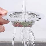 ILLUVA Stainless Steel Bathroom Hair Filter Catcher Drain Cover Pack of 2 view 3