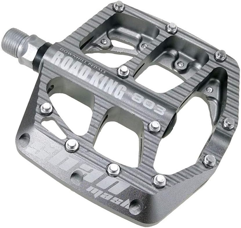 Evetin 9/16 Inch Flat Platform Pedals Ultra-Light MTB BMX Road Bike Trekking Anti-Slip Pedals Mountain Bike Bicycle Pedals 803