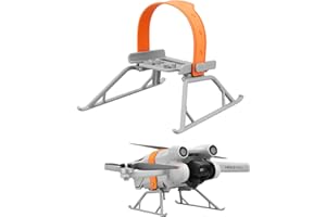 Wtohoby Foldable Landing Gear For DJI Mini 3 PRO/Mini 3 Drone Extension Leg Increased 25mm With Silicone Banding Strap Support Stand Tripod UAV Camera Drones Accessory