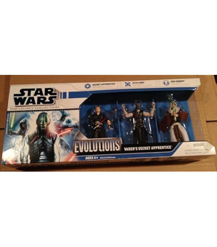 Amazon.com: Star Wars 3.75 Inch Evolutions - Jedi Legacy 3Pk