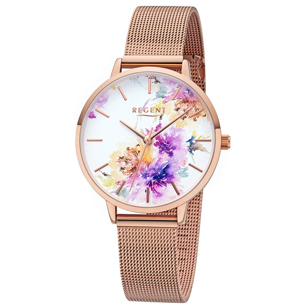Regent Ladies Watch BA-500 Metal Quartz Bracelet Watch Lady Line Rose Gold URBA500 an Offer Made by IMPPAC