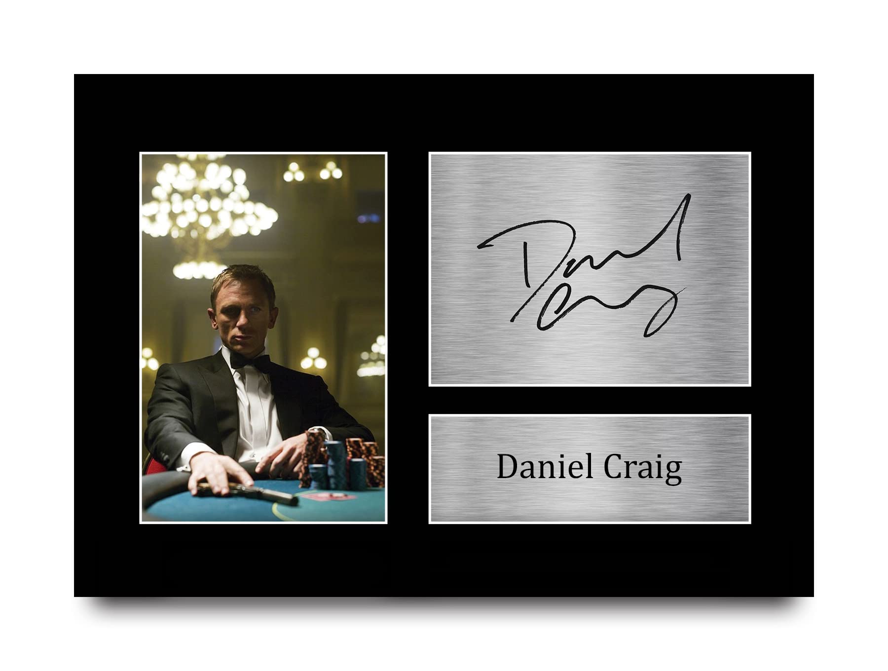 HWC Trading Daniel Craig Signed A4 Printed Autograph James Bond 007 Print Photo Picture Display — image 1