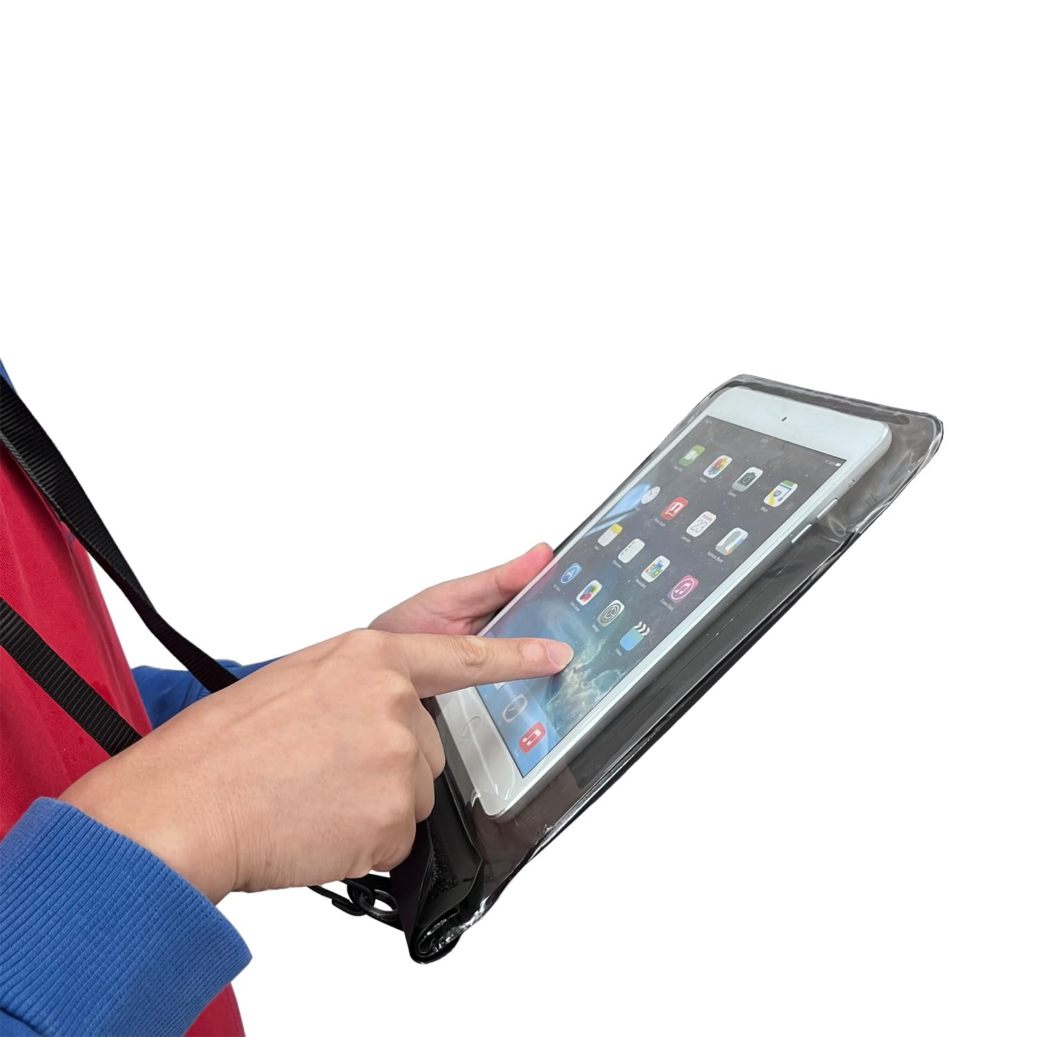 DRLOKPAK Waterproof eReader Case Cover Tablet Holder Floating Dry Bag Pouch for Kindle Paper White Oasis Fire 7 HD 8 Nook HD 9 Kobo Libra 2 iPad mini Tab 7 Nexus 7
