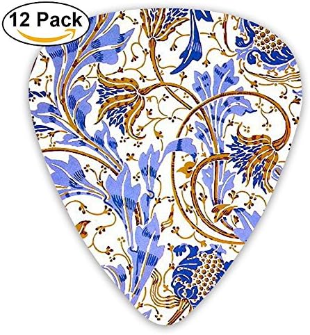 Yenba Floral Flower Gauge Jazz Medium Guitar Picks (12-Pack) Boys Pink 0.46/0.71/0.96 Mm Guitar