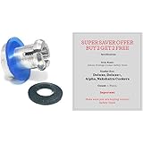 Prestige Safety Valve for Deluxe, Deluxe Plus & Alpha Deluxe Pressure Cookers Blue Black Ring (BUY 2 GET 2 FREE)