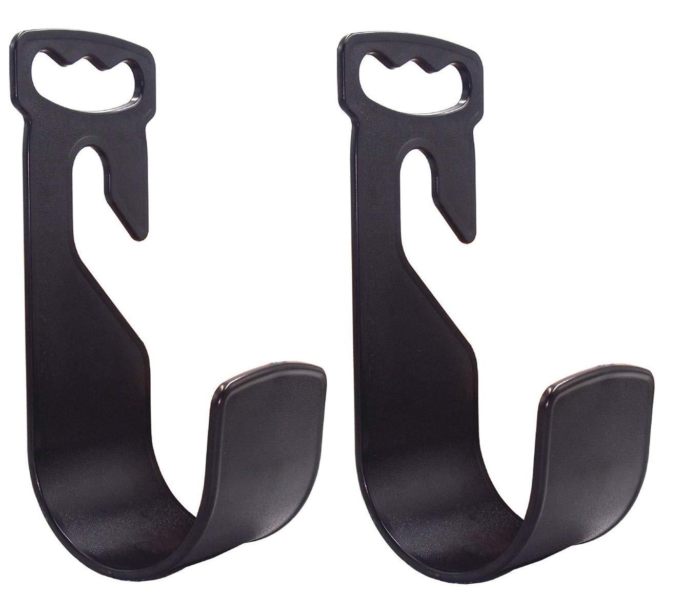 Photo 1 of chic style 2 Pack Garden Hose Hanger Wall Mount Hose Holder Hook Fit to 25 50 75 100foot Hose (ABS Plastic, Black)