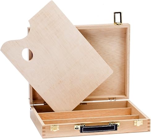 Lienzos Levante Caja de Pinturas Vacia, Madera de Haya, 4-LS, 37x28x70 cm: Amazon.es: Hogar