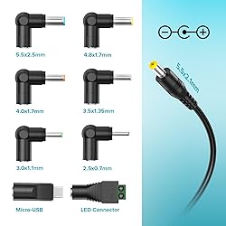 POWSEED Universal AC Adapter 45W 5V 6V 7.5V 9V 12V