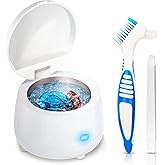 Retainer Cleaning Machine - 43kHz Ultra Sonic Dental Clean Pod for Denture Mouthguard Aligner Night Guard (Standard)