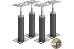 IRENPORU 4 Pack House Jacks for Leveling Adjustable Floor Jack Post Floor Jack for House Telescoping Jack for Temporary Support, Adjustable Range 12 inch - 16 inch