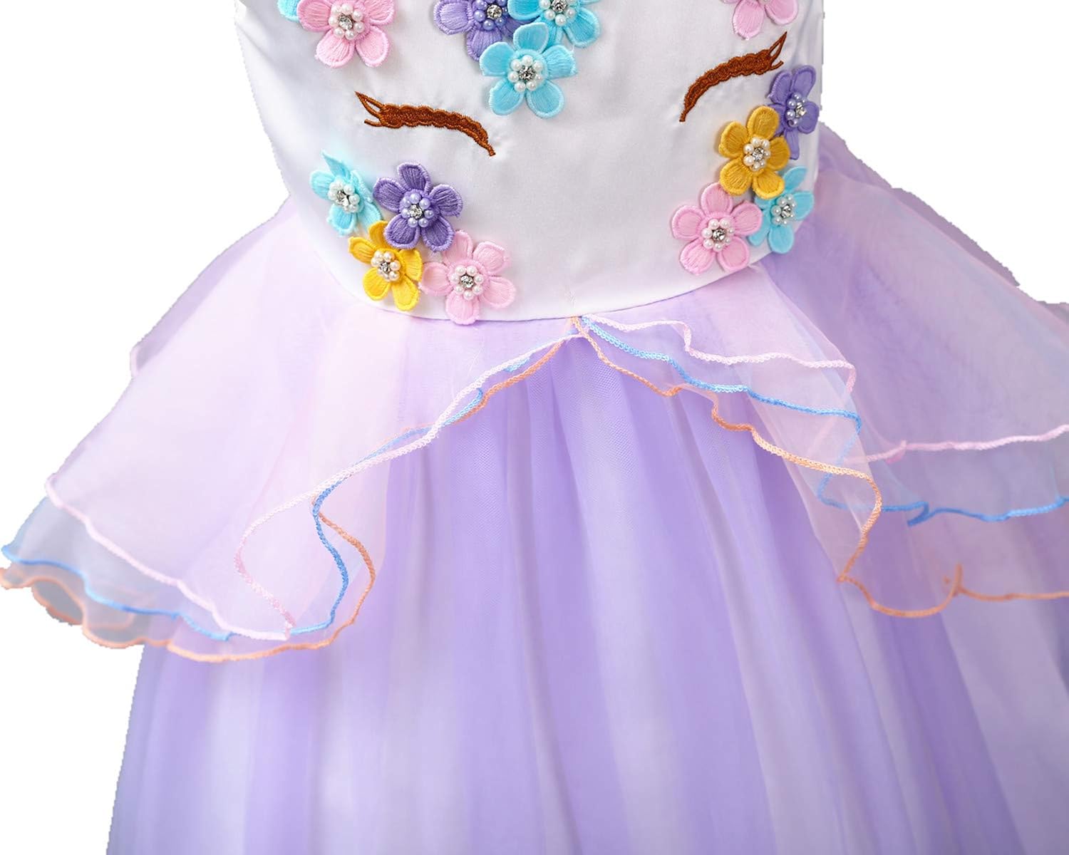 pink & violet unicorn dress