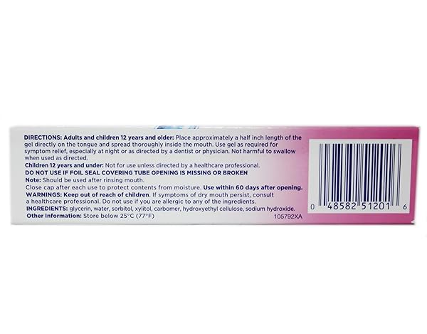 BIOTENE ORALBALANCE MOISTURIZING GEL, ALCOHOL FREE GEL AND DRY MOUTH GEL, FLAVOR FREE – 1.5 OZ