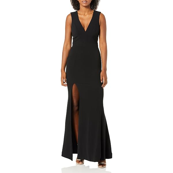 Amazon.com: Emma Street Women's Long lace Gown with Illusion Neckline Dress,  Navy, 14 : Clothing, Shoes & Jewelry