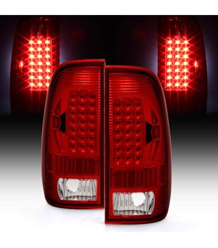 Pair Of Tail Lights For 1997-2003 Ford F150 & 1999-2007 F250/F350 Super Duty - Left & Right, DOT/SAE Certified