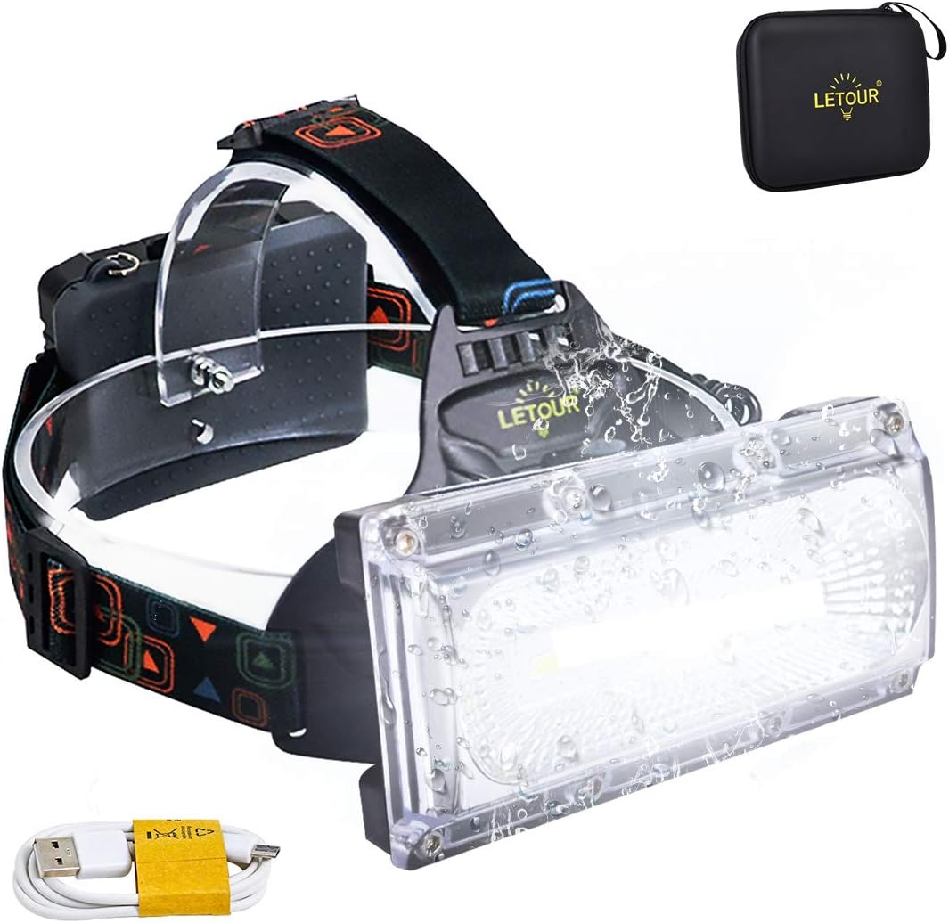 Small Product Image of LETOUR Headlamp Rechargeable 8000 Lumen