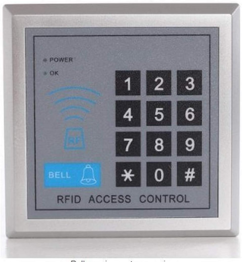 roboCraze RFID Access Control Stand Alone Single Door System 4.6x4.6x0