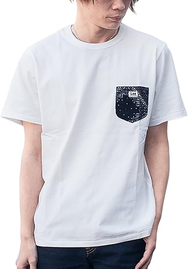 Amazon リー Lee バンダナポケットｔシャツ Lt21 Tシャツ カットソー 通販