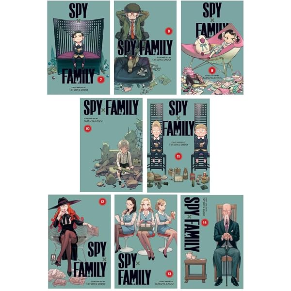 Spy x Family Comic Series 14-Book Collection Set (Vol. 1 to 14